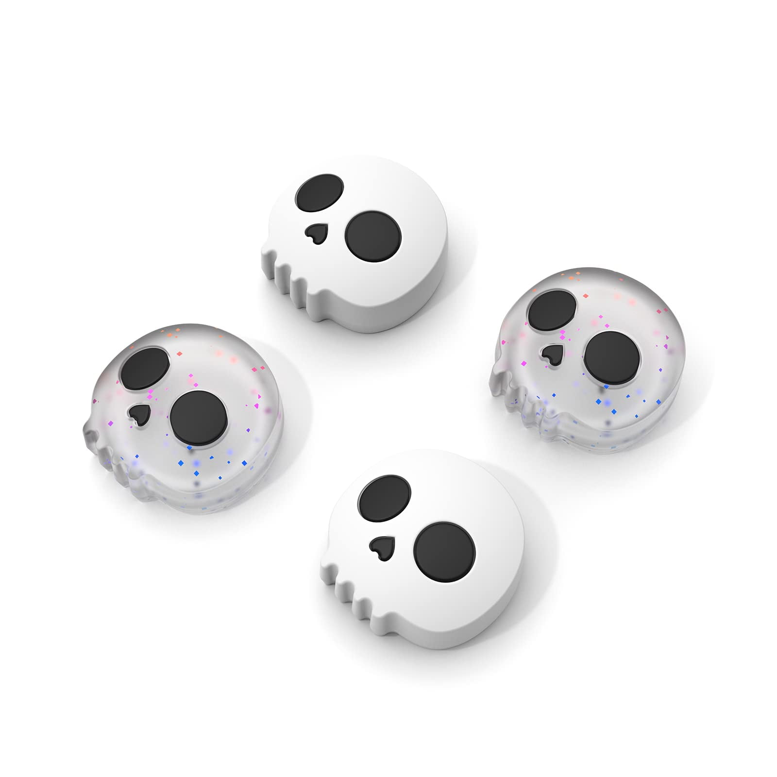 Switch Thumb Grips for Nintendo Switch Joy-Con Joystick, Cute Soft Silicone Joystick Caps Accessories Compatible with Nintendo Switch / OLED / Lite Joycon, 4PCS
