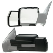 K Source K-Source 81810 Snap-On Towing Mirrors For Ford F150 (09-14), Black