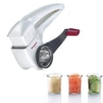 thumbnail image 4 of Westmark Multipurpose Rotary Cheese & Vegetable Grater Cutter Slicer Shredder with 3 Interchangeable Stainless Steel Drums for Parmesan, Mozzerella, and many more (White), 4 of 9