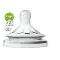 thumbnail image 2 of Philips Avent Natural Baby Bottle Slow Flow Nipple, 1M+, 2pk, SCF652/23, 2 of 10