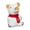 White, variant on Glass Bear Figurine Collectible Art Glass Bear Miniature Statue Llamas Sculpture Ornament for Home Decors
