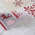 thumbnail image 4 of 1PC Snowflake Christmas Tablecloth - Rectangular - Washable - Xmas Tablecloth - Bow Printed - Solid Tablecloth for Indoor or Outdoor - Winter Holiday, Christmas, Home Party Decor, 4 of 5