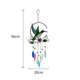 thumbnail image 3 of Elegante Campanilla De Viento De Pájaro, Campana De Viento Decorativa, Adorno De Viento Colorido, Decoración Perfecta Para Colgar Pájaros Con Colgantes De Cristal, Camino, Jardín, Patio, Hogar, Techo Speravity HA013713-00, 3 of 7