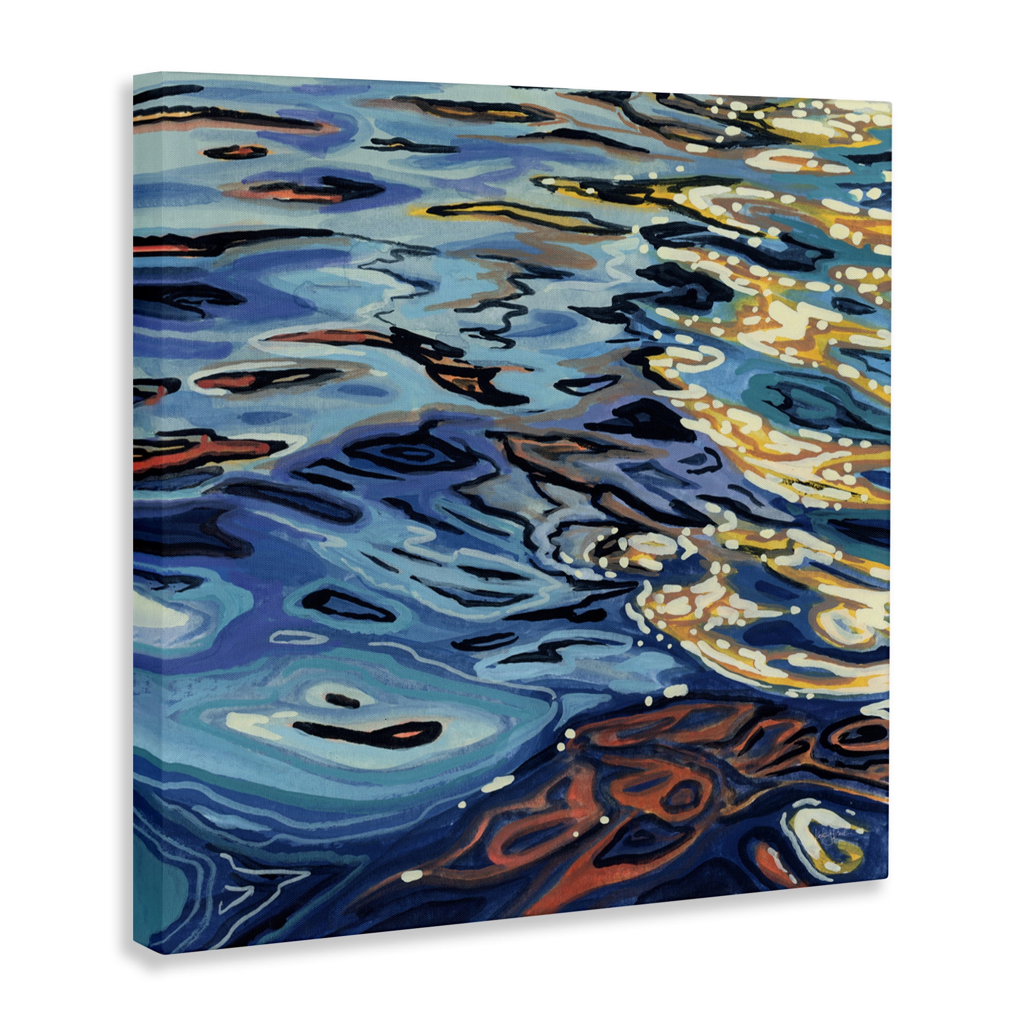 Stupell Industries Sunrise on Rippling Water Canvas Wall Art, design by Kate Jarvik Birch