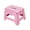 Pink, variant on sunsanly Plastic Folding Step Stool Portable Lightweight Hold 300Lbs Heavy Duty Outdoor Camping Hunting Picnic Fishing Mini Collapsible Chair Seat