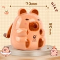 thumbnail image 3 of Creative Cartoon Student Prize Gift Stationery Capybara Hand-cranked Mechanical Tool Pencil Sharpener Pencil Automatically Enters Pencil Sharpening Tool 02, 3 of 8