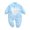 Light blue, variant on FRSASU Newborn Infant Fleece Thick Warm Jumpsuit Playsuit Romper Clothes Yellow 73(73)