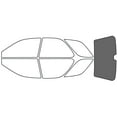 thumbnail image 2 of Rvinyl Window Tint Kit Compatible with Subaru Impreza 1993-2001 (Wagon) - Rear Windshield Precut Kit, 2 of 8
