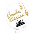 thumbnail image 1 of Reusable Acrylic Ramadan Calendar Board Wooden Base Table Ornament Mubarak Ei ия T1F3, 1 of 5