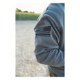 thumbnail image 2 of VIKTOS Adult Male Varsity Hoodie, Atlantic Heather, Size: M (1710001), 2 of 3