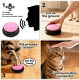 thumbnail image 5 of Pet Communication Buttons Voice Recording Training Device 30 Second Portable Sound Toy for Dogs and Cats Interactive Learning Games, 5 of 5