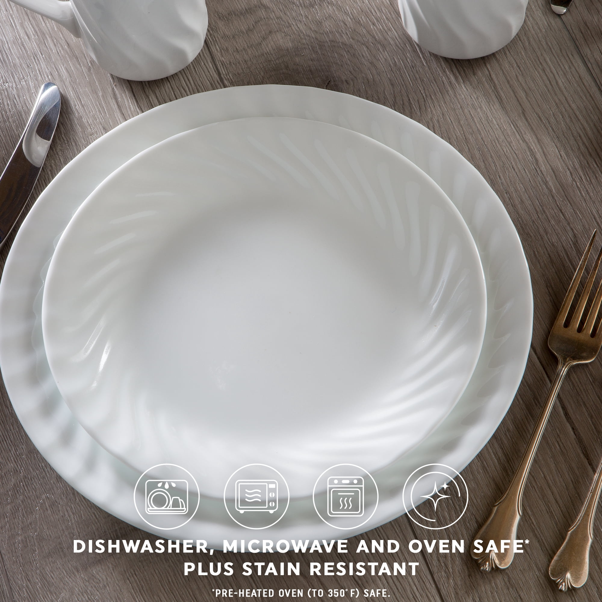 Corelle Enhancements 8.5" Glass Salad Plate