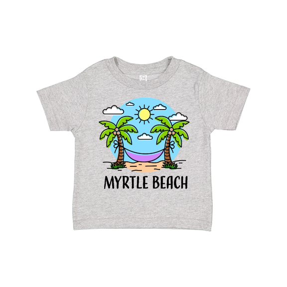 Inktastic Summer Vacation in Myrtle Beach Boys or Girls Toddler T-Shirt