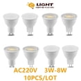 thumbnail image 2 of Foco LED para decoración del hogar, lámpara halógena de reemplazo, Gu10, MR16, GU5.3, AC120V, AC220V, 3000K/4000K/6000K, 2 of 4