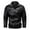 Black, variant on Maoxin Leather Jacket Men Men Leather Jacket Multiple Pockets Zipper Loose Coat Solid Color Long Sleeved Hooded Leatherwear Coat Plus Size Leather Jackets for Men Blue L