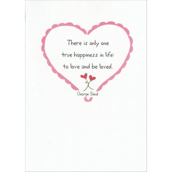 Recycled Paper Greetings One True Happiness Valentine's Day Card