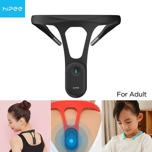 Hipee Entraîneur et Correcteur de Posture Dispositif de Correction de Posture Intelligent Surveillance Scientifique en Temps Réel Sans Bretelles des Avantages pour la Santé du Dos et Renforcement de la Confiance pour Adultes/enfants