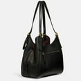 COACH Womens Soft Pebble Leather Lori Shoulder Bag Black C4824B4/BK One Size