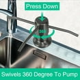 thumbnail image 2 of Soap Dispenser for Kitchen Sink, Built in Sink Soap Dispenser, Countertop Soap Dispenser Pump with 47" Extension Tube kit, No Need to Fill Little Bottle Again, Gray, 2 of 8