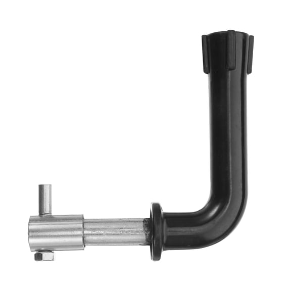 HEANUJJ Universal Black Fireplace Door Handle Replacement Kit with Fire Resistant Bakelite Grip