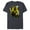 Navy Heather, variant on May the 4th Be With You 2024 Luke Retro Distressed - Short Sleeve Blended T-Shirt for Adults - Customized-Black