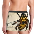 thumbnail image 5 of Daiia Honey Bee Men's Underwear Boxer Briefs, Cotton Stretch Moisture-Wicking Underwear-Large, 5 of 9
