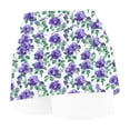 thumbnail image 3 of Mifsaly Athletic Skirts for Women Floral Print Golf Tennis Skirt with Liner Soft Comfortable Outdoor Workout Daily Wear Sporty Skorts White,XL, 3 of 4