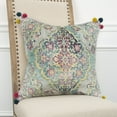thumbnail image 5 of Blue Pink Medallion Decorative Throw Pillow, 5 of 5