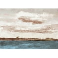 thumbnail image 2 of Green, Jenny 32x24 White Modern Wood Framed Museum Art Print Titled - Cloudy Shores and Pink Skies, 2 of 4