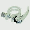 Ventura 31.8 mm Alloy Quick Release Seatpost Clamp (Silver - Universal Fit)