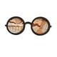 thumbnail image 4 of Adorno de mesa con gafas de madera, estilo artesanal. L, 4 of 9