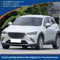 thumbnail image 3 of Ganchos de remolque de parachoques delantero izquierdo únicos de Unique Bargains en Polymetal Gray Metallic para Mazda CX-3 2016-2021 No.D10J50A12A, 3 of 6