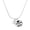 Silver, variant on Gold-tone Mini Handcuffs - Silvertone Senior Class of 2026 Dome Necklace, 18"