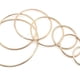 thumbnail image 3 of Inteprter 10 unidades/juego de anillos de atrapasueños dorados de diferentes tamaños, aros de macramé artesanales, aro artesanal DIY, accesorios de Kits de decoración para fiestas Inteprter HA1526-00B, 3 of 6