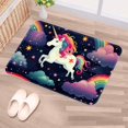 thumbnail image 5 of Unicorn Non-Slip Machine Washable Polyester Floor Carpet Office Rug Chair Mats, 5 of 6