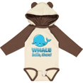 thumbnail image 3 of Inktastic Whale, Hello There Boys or Girls Long Sleeve Baby Bodysuit, 3 of 5