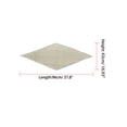 thumbnail image 2 of INSPIRE CHIC Women's Pleated Rhombus Solid Scarf Scarves Head Ribbon Bandana Tan, 2 of 5