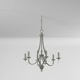 thumbnail image 4 of Minka Lavery - Savannah Row - Chandelier 6 Light Brushed Nickel in Traditional, 4 of 4