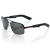 100% Hakan Sunglasses Matte Black/Red
