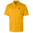 thumbnail image 2 of Cutter & Buck Gold Georgia Tech Yellow Jackets Primary Team Logo Prospect Textured Stretch Polo, 2 of 3