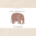 thumbnail image 2 of CafePress - Your Argument Is Irrelephant Tote Bag - Unisex Canvas Tote Bag, Beige, 1-Piece, 2 of 7