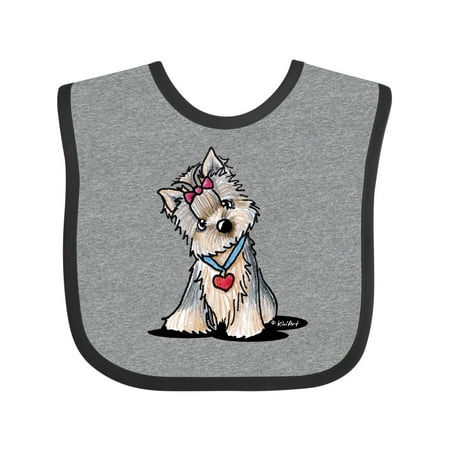 

Inktastic Butternut Yorkie Boys or Girls Baby Bib