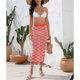 thumbnail image 5 of Las mujeres ahuecan hacia fuera la falda de la cubierta de la playa ver a través de la falda larga del ganchillo del bodycon de la cintura alta para el bikini, 5 of 8