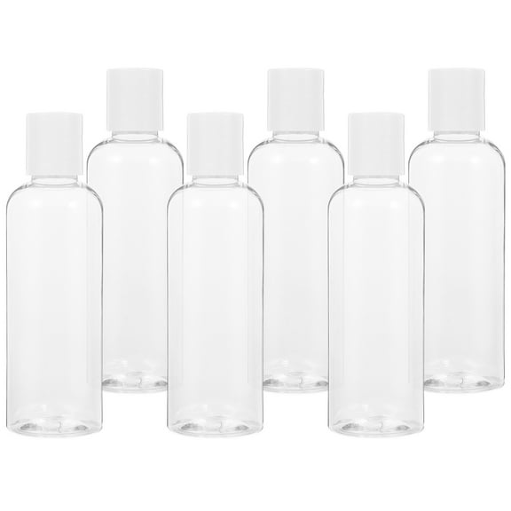 UPOUART 6Pcs Empty Plastic Bottles For Lotion And Shampoo 100ml Frequent Travelers Essentials