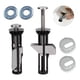 thumbnail image 2 of Tornillos de fijación para asiento de inodoro, fácil instalación, kit universal de pernos para asiento de inodoro, kit de tornillos para asiento de inodoro, 2 of 8