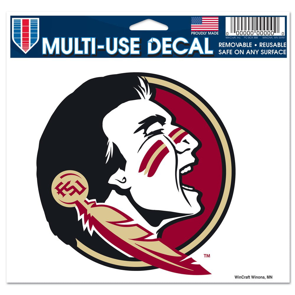 WinCraft Florida State Seminoles Removable 5x6 Car Decal