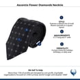 thumbnail image 4 of Ascentix Flower Diamonds Necktie, 4 of 4
