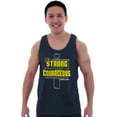 thumbnail image 3 of Strong Courageous Christian Faith Tank Top T Shirts Men Women Brisco Brands S, 3 of 6