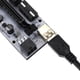 thumbnail image 4 of Seitruly Adaptador PCI-E 1X a 16X, convertidor PCI-Express, puerto de alimentación de 6 pines y 4 pines, accesorios para computadora, suministros para PC Cables de computadora Negro, 4 of 6