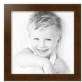thumbnail image 2 of ArtToFrames 16x16 Inch Brown Picture Frame, This Brown Wood Poster Frame is Great for Your Art or Photos, Comes with Regular Glass (4291), 2 of 8